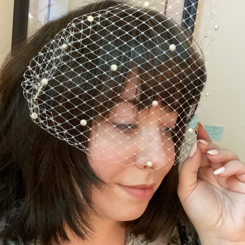 NWT BHLDN Birdcage veil